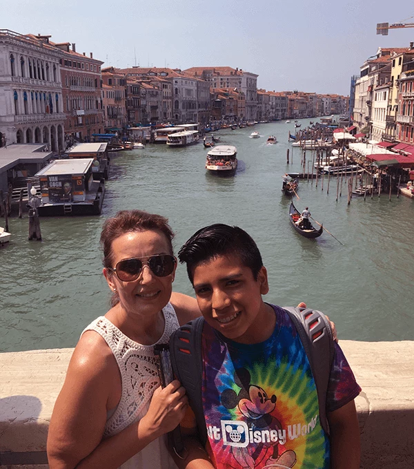 Marisol and Nikolas in Venice