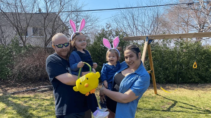 Family at Easter